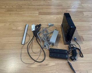 Wii negra + Tabla + Juegos
