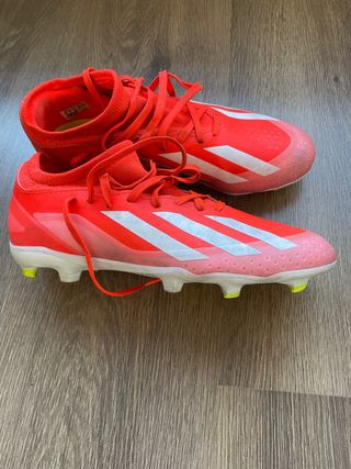 Botas de fútbol Adidas Talla 38 Rojas