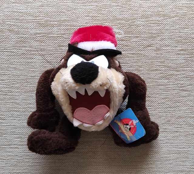 PELUCHE TAZ PAPÁ NOEL LOONEY TUNES
