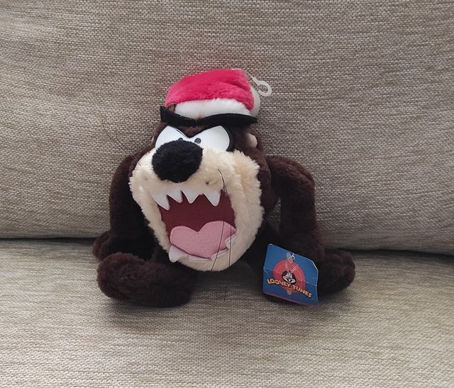 PELUCHE TAZ PAPÁ NOEL LOONEY TUNES
