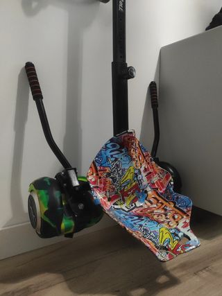 Hoverboard Verde Nilox con protector y silla