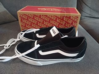 Zapatillas Vans Ward Unisex Niños Negro Blanco