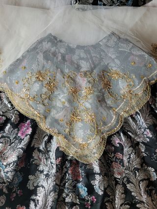 Traje de Fallera 1956 Negro y Dorado