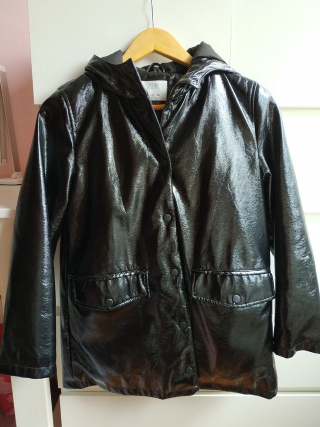 Abrigo niña Zara Negro