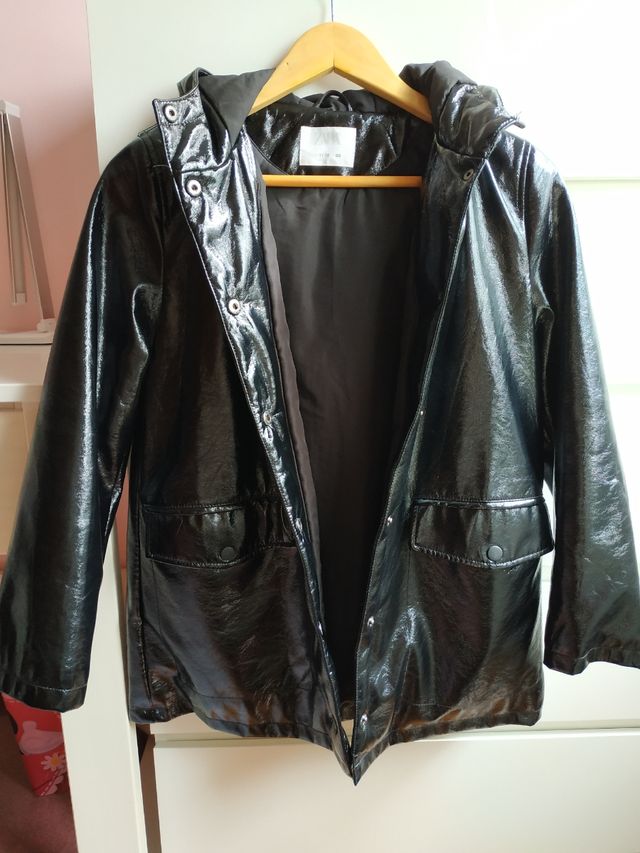 Abrigo niña Zara Negro