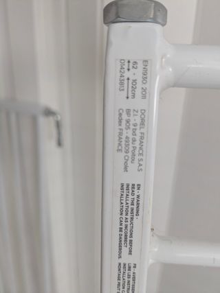 2 Barandillas de seguridad infantil blanca