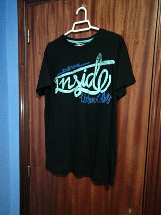 Camiseta Inside Talla M Negra