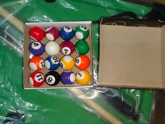 Mesa de billar de sobremesa