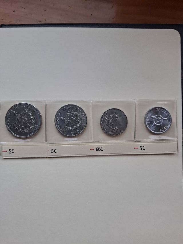 16 Monedas de Cuba, Bahamas,Haití, Rep. Dominicana