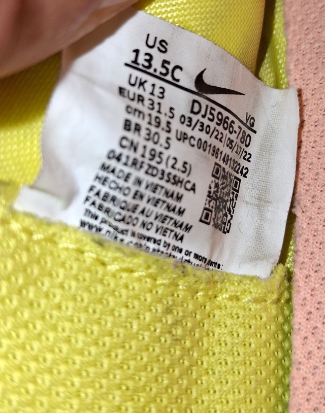 Botas fútbol Nike Mercurial Talla 31.5