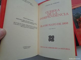 GUERRA DE LA INDEPENDENCIA-ANTIGUA OBRA COMPLETA-
