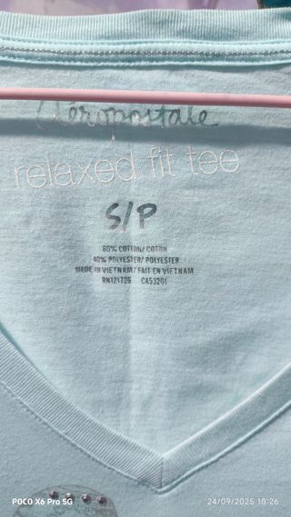 Camiseta Aeropostale Talla S Paz Multicolor