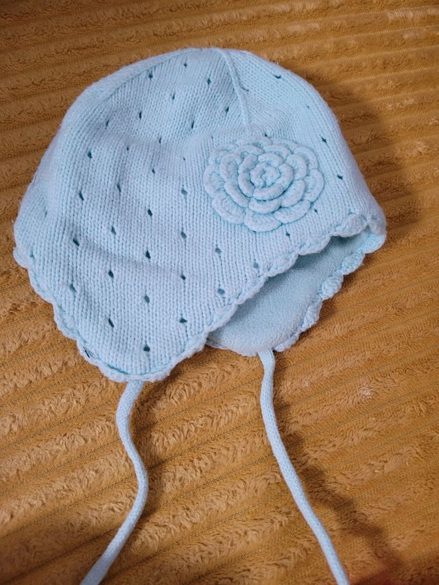 Gorros de invierno tejidos para niña
