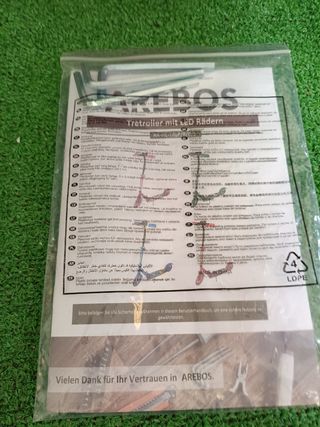 AREBOS Scooter patinete Cityroller hasta 100 k