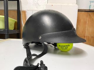 Casco de equitación negro. Niños 