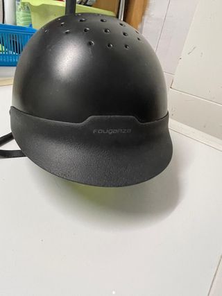 Casco de equitación negro. Niños 