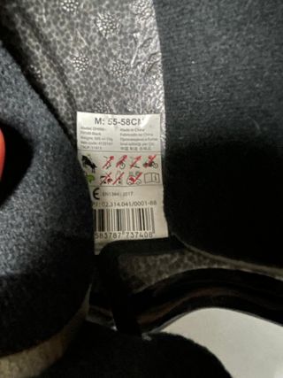 Casco de equitación negro. Niños 