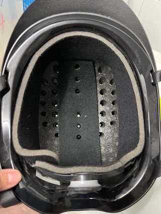 Casco de equitación negro. Niños 