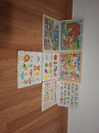 Puzzles Educativos Infantiles (Animales, Números, 
