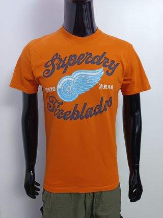 Camiseta Superdry Naranja con Alas