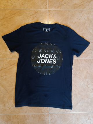 Camisetas Jack and Jones azul marino