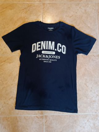 Camisetas Jack and Jones azul marino