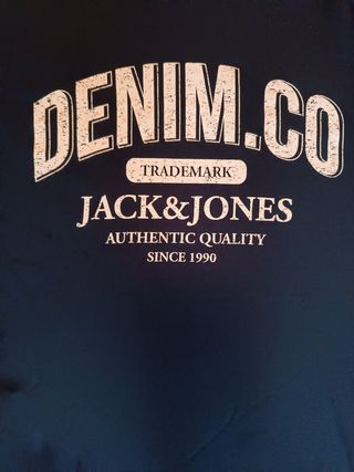 Camisetas Jack and Jones azul marino