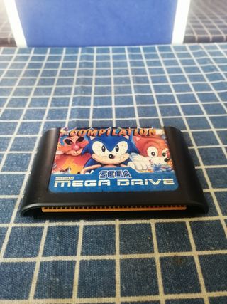 VIDEOJUEGO MEGAGAMES I ORIGINAL DE SEGA MEGA DRIVE