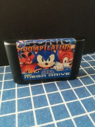 VIDEOJUEGO MEGAGAMES I ORIGINAL DE SEGA MEGA DRIVE