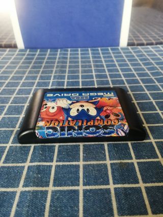 VIDEOJUEGO MEGAGAMES I ORIGINAL DE SEGA MEGA DRIVE