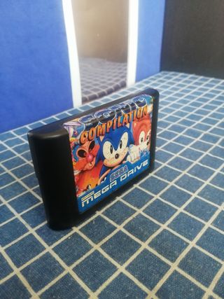 VIDEOJUEGO MEGAGAMES I ORIGINAL DE SEGA MEGA DRIVE