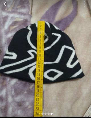 Cappellino bimbo Richmond nero e bianco