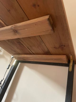 mesa madera estilo industrial