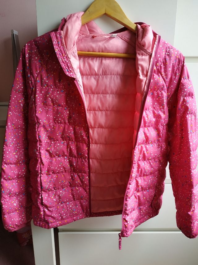 Cazadora niña estampada