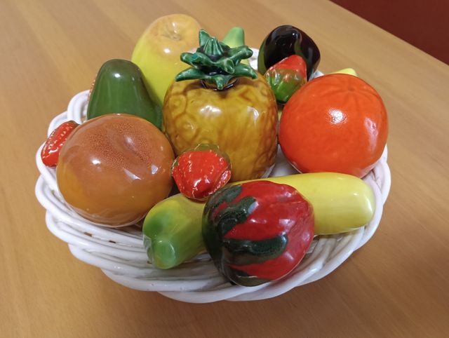 Frutero decorativo de cerámica gran calidad