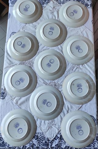 Servizio antico 22 piatti 1860