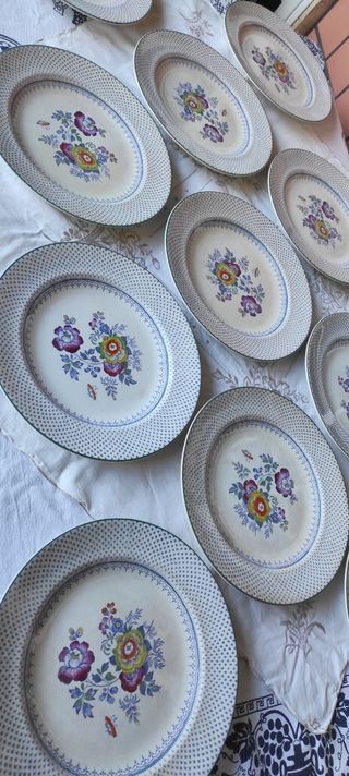 Servizio antico 22 piatti 1860