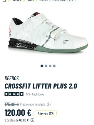 Reebok Crossfit Lifter Plus 2.0 Talla 45