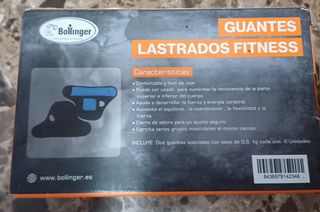 Guantes lastrados fitness.
Bollinger. 