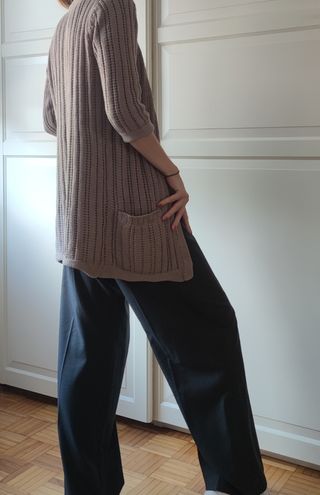 Cárdigan marrón Massimo Dutti