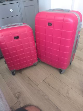 Maletas de viaje ENCY rosa (2 unidades).