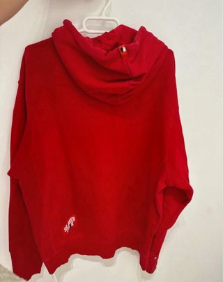 sudadera roja sneaker freak hombre 