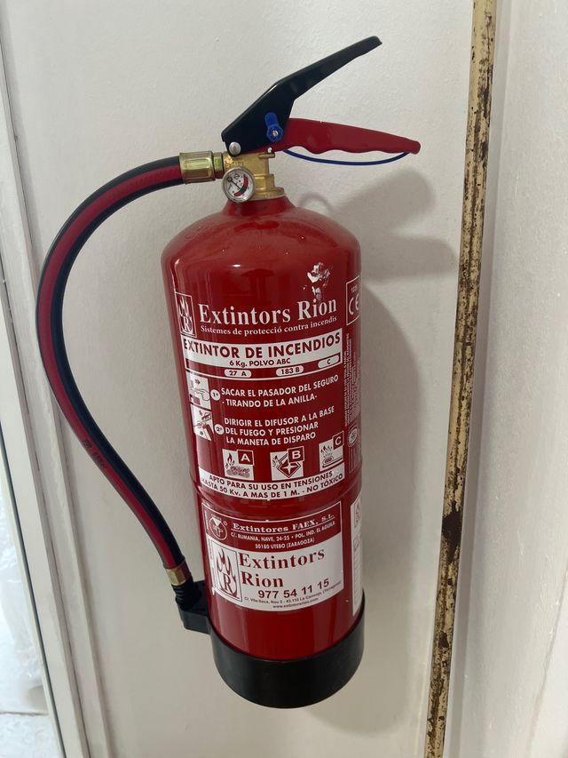 Extintor Rion 6 Kg Polvo ABC