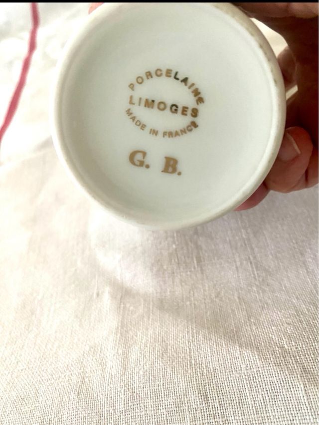 Lampe Berger Limoges porcelana vintage