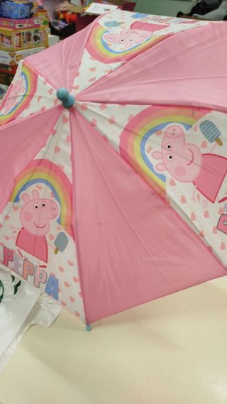 Paraguas infantil Shimmer & Shine transparente