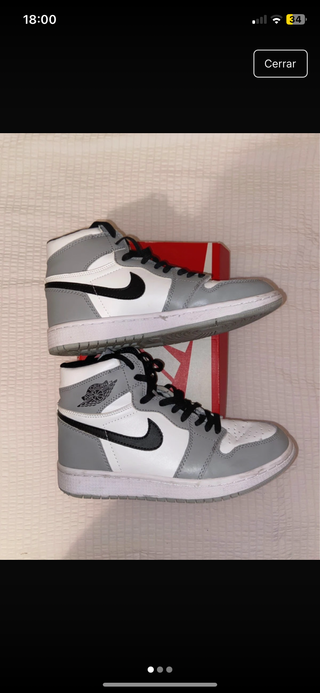 Jordan 1 Mid grises
