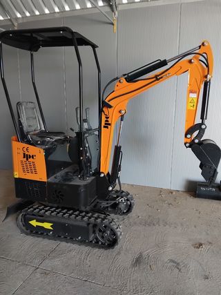 Miniexcavadora JPC con mandos tipo joystick