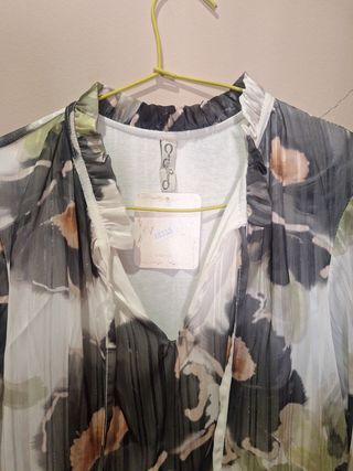 Vestido estampado floral mujer