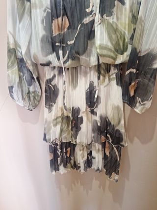 Vestido estampado floral mujer