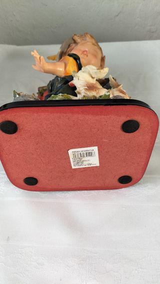 Figura niño campesino con perro